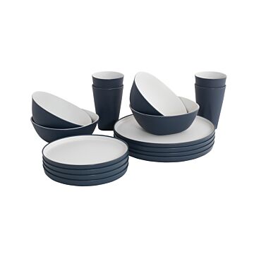 Outwell Gala 4 Person Dinner Set Navy Night