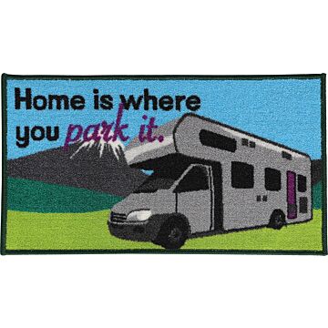 Quest Home Is Where You Park It Motor Home Mat