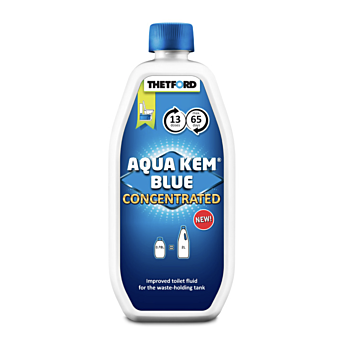 Thetford Aqua Kem Blue Concentrate 780ml Bottle - Toilet Fluid