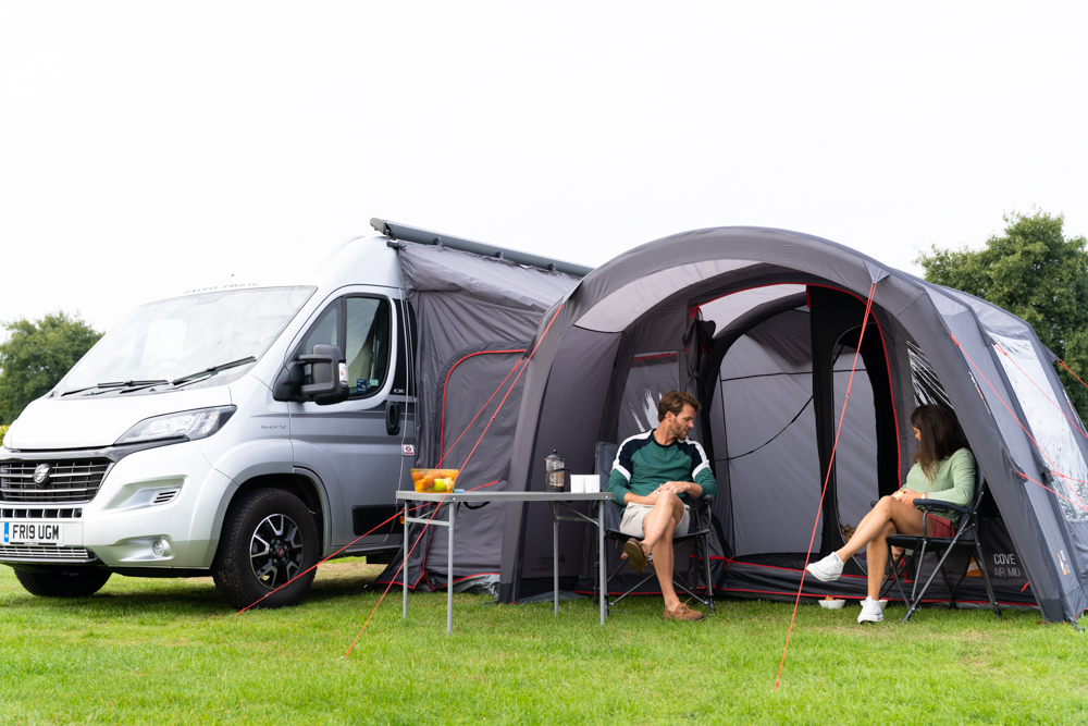 How to attach a drive-away awning to a VW camper van, there are four methods, each offering ease and secure fitting.